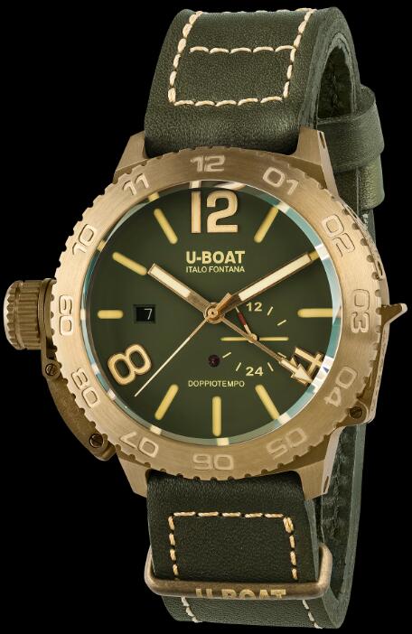 U-BOAT Classico DOPPIOTEMPO 46 BRONZO 9088 Replica Watch